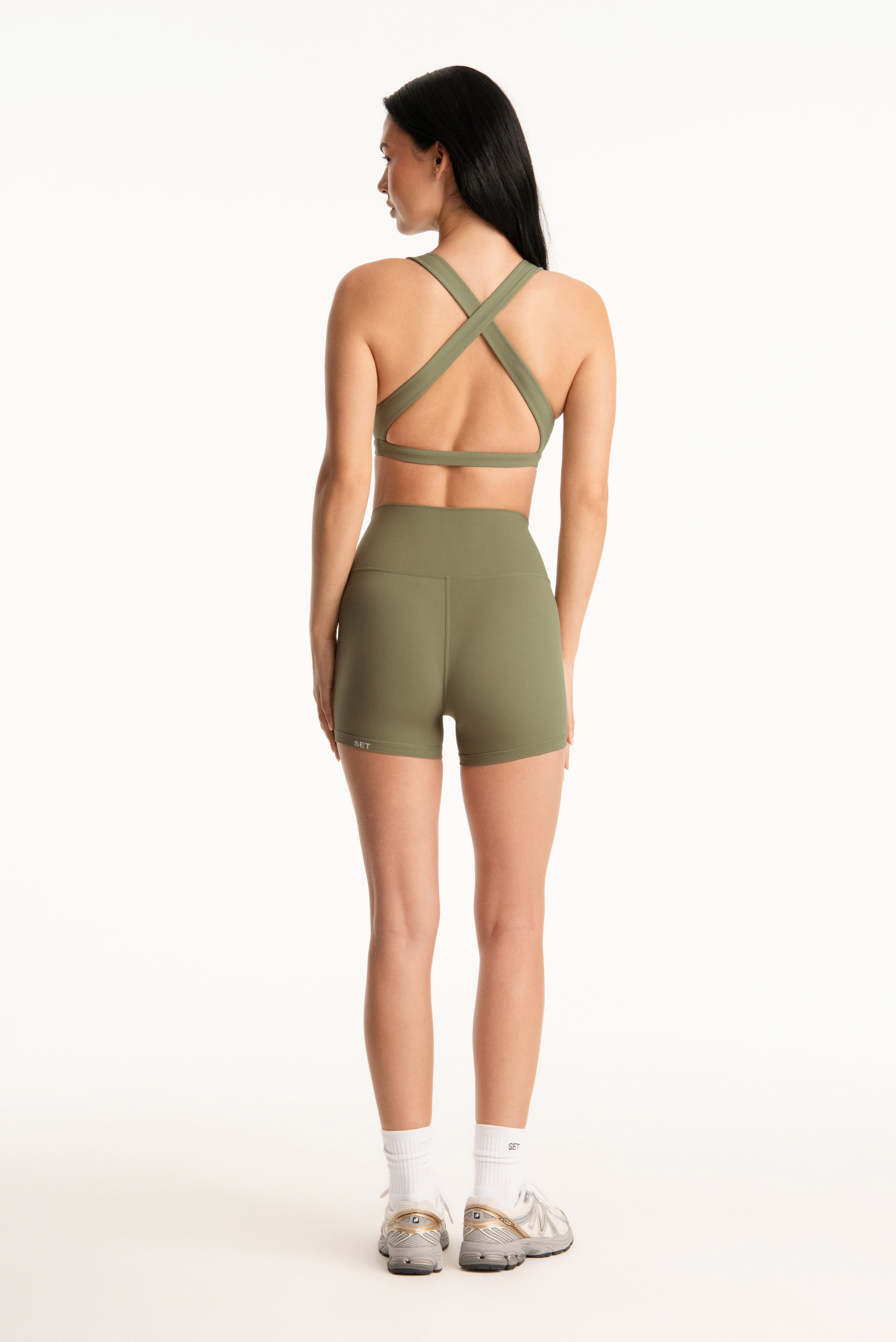 AIRLUXE™ BREATHE PARKE POSE BRA - BEACHGRASS