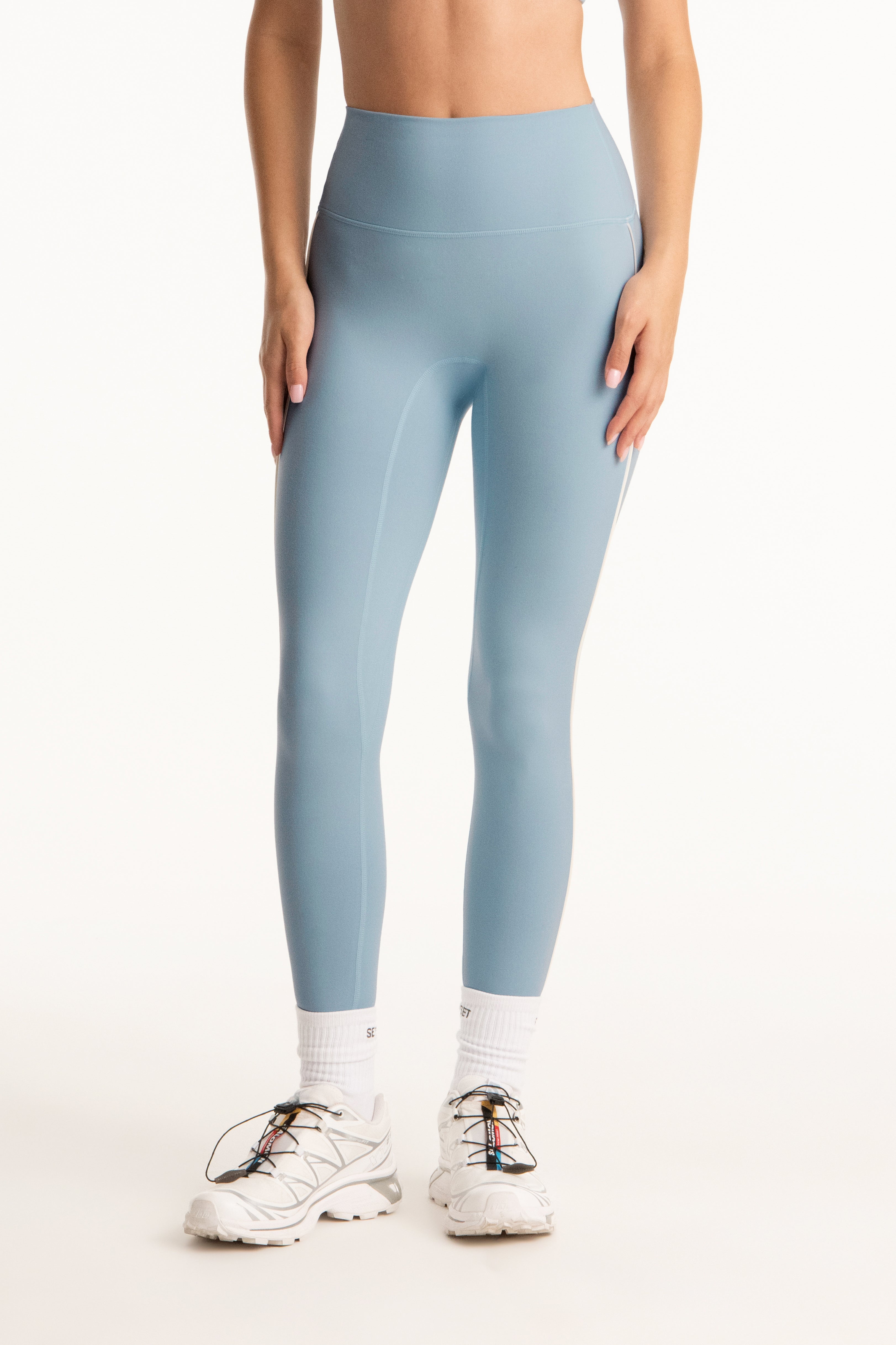 FORMCLOUD® CLOUD PARKE PIPE HIGH-RISE LEGGINGS - OVERCAST