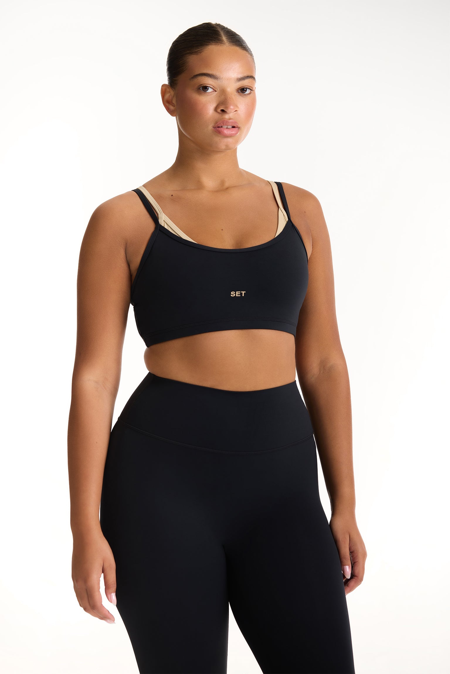 AIRLUXE™ BREATHE LAYERED MOVE BRA - MARLIN