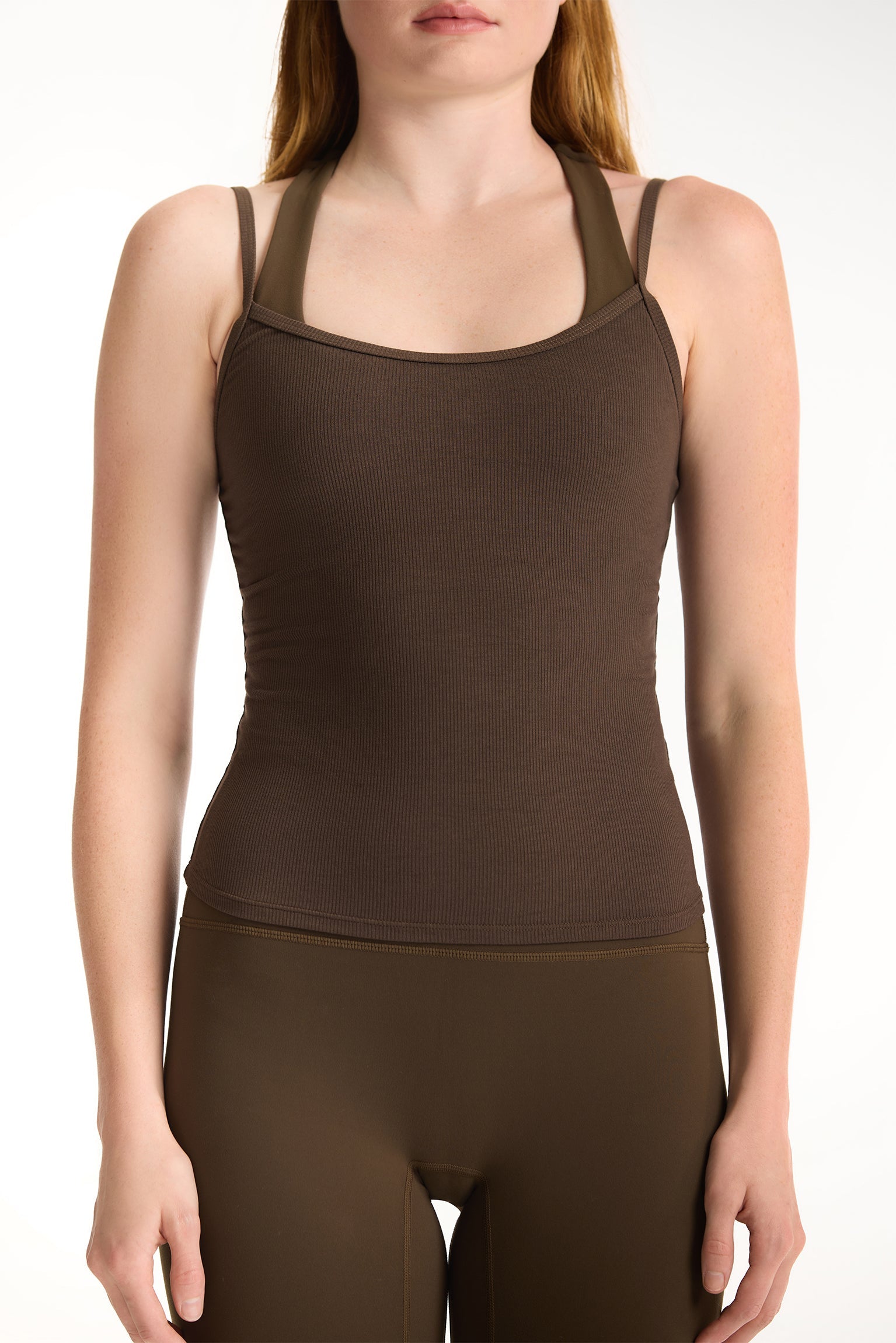 LUXFORM® LUX LAYERED CAMI BRA - CEDAR