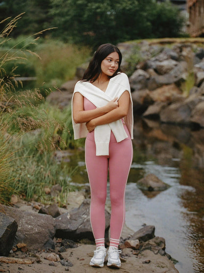 FORMCLOUD® CLOUD PARKE PIPE HIGH-RISE LEGGINGS - BAKED