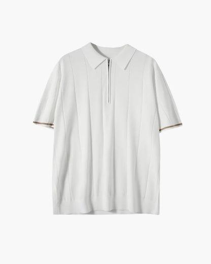 Signature-Polo mit Kontrastdetails