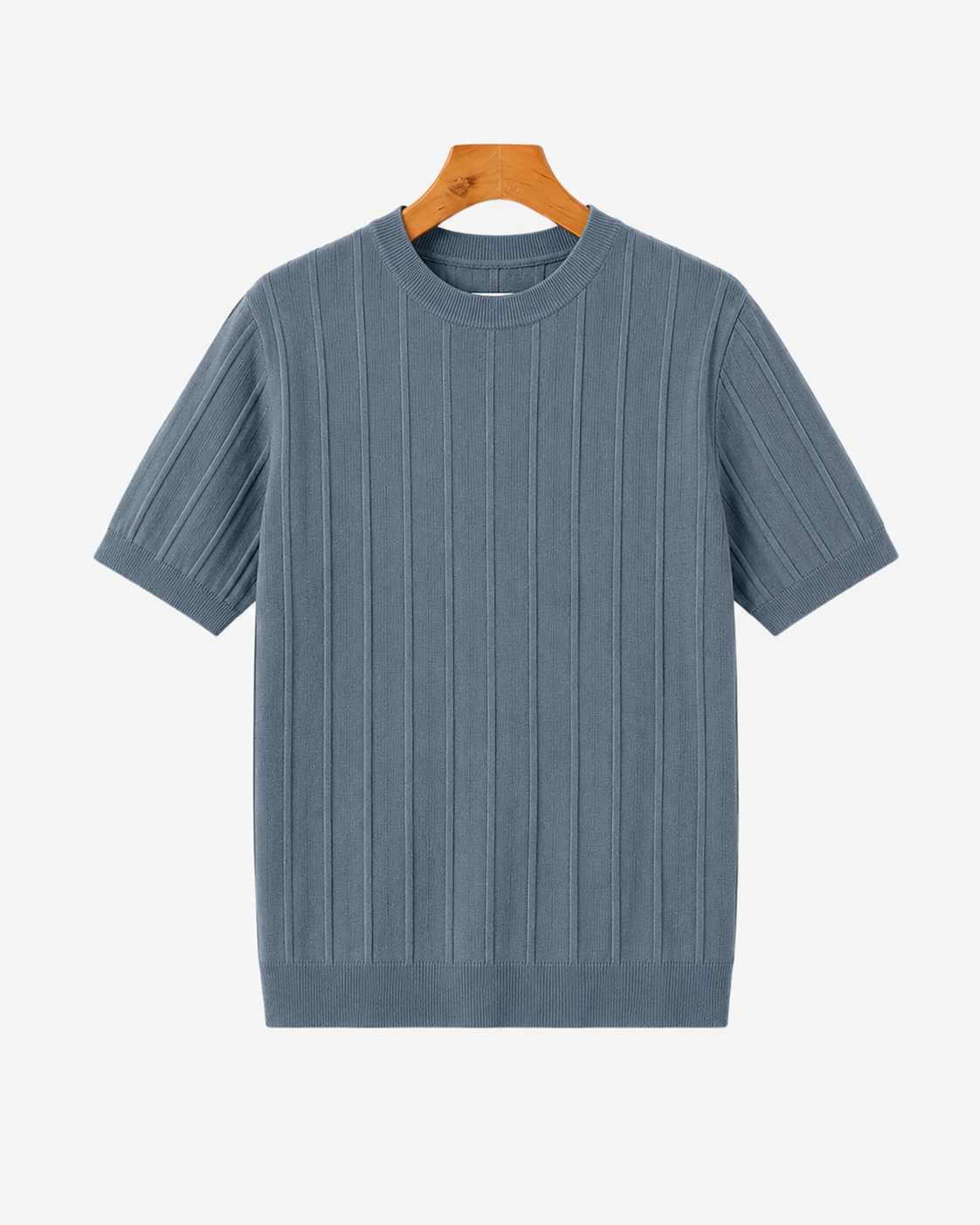 Cannes T-Shirt mit Rippstruktur