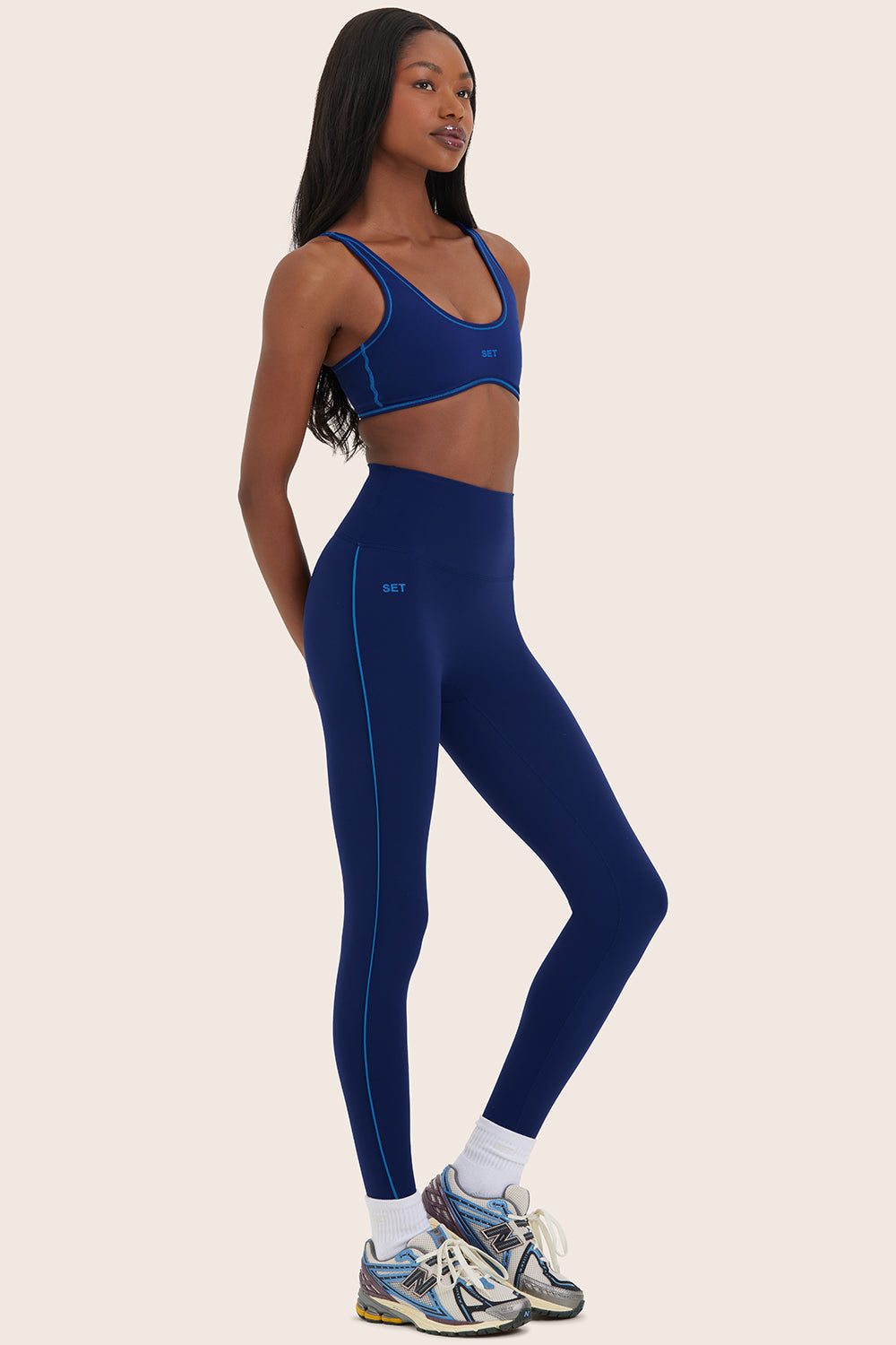 SPORTBODY® (BLOOPERS) SPORTY PIPE LEGGINGS - GECKO