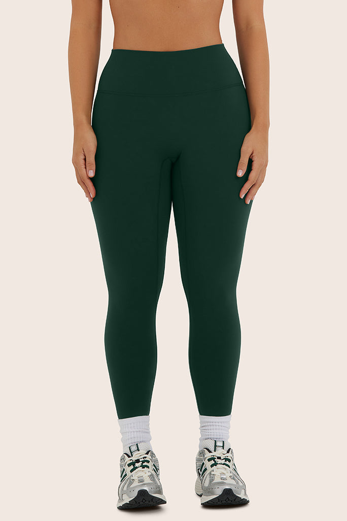 SPORTBODY® SPORTY MID-RISE LEGGINGS - BEETLE