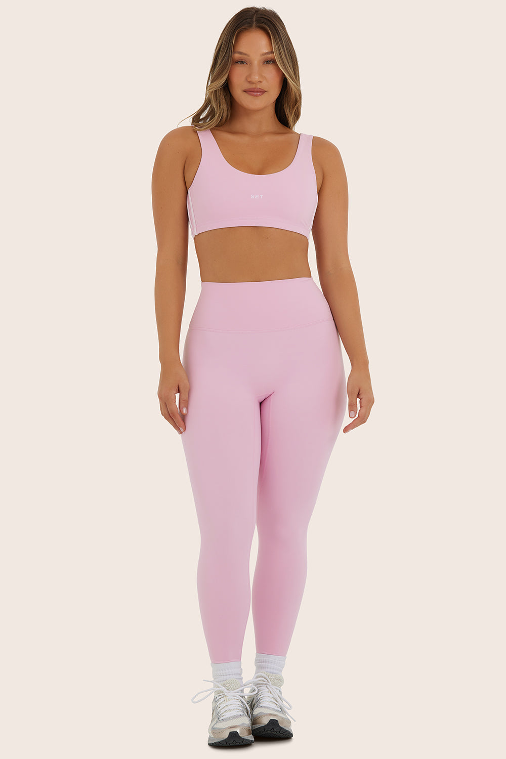 SPORTBODY® SPORTY HIGH-RISE LEGGINGS - PRIMROSE