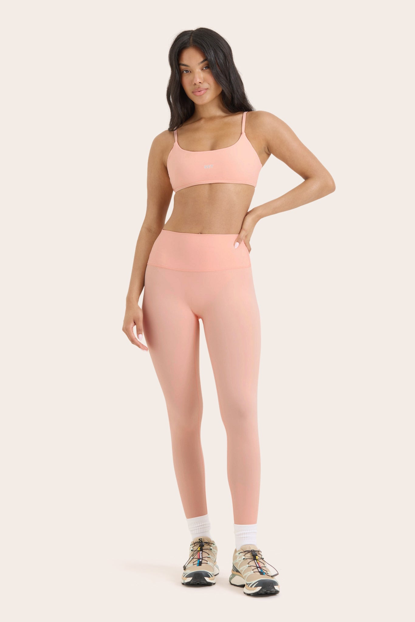 AIRLUXE™ BREATHE HIGH-RISE LEGGINGS - PEACH