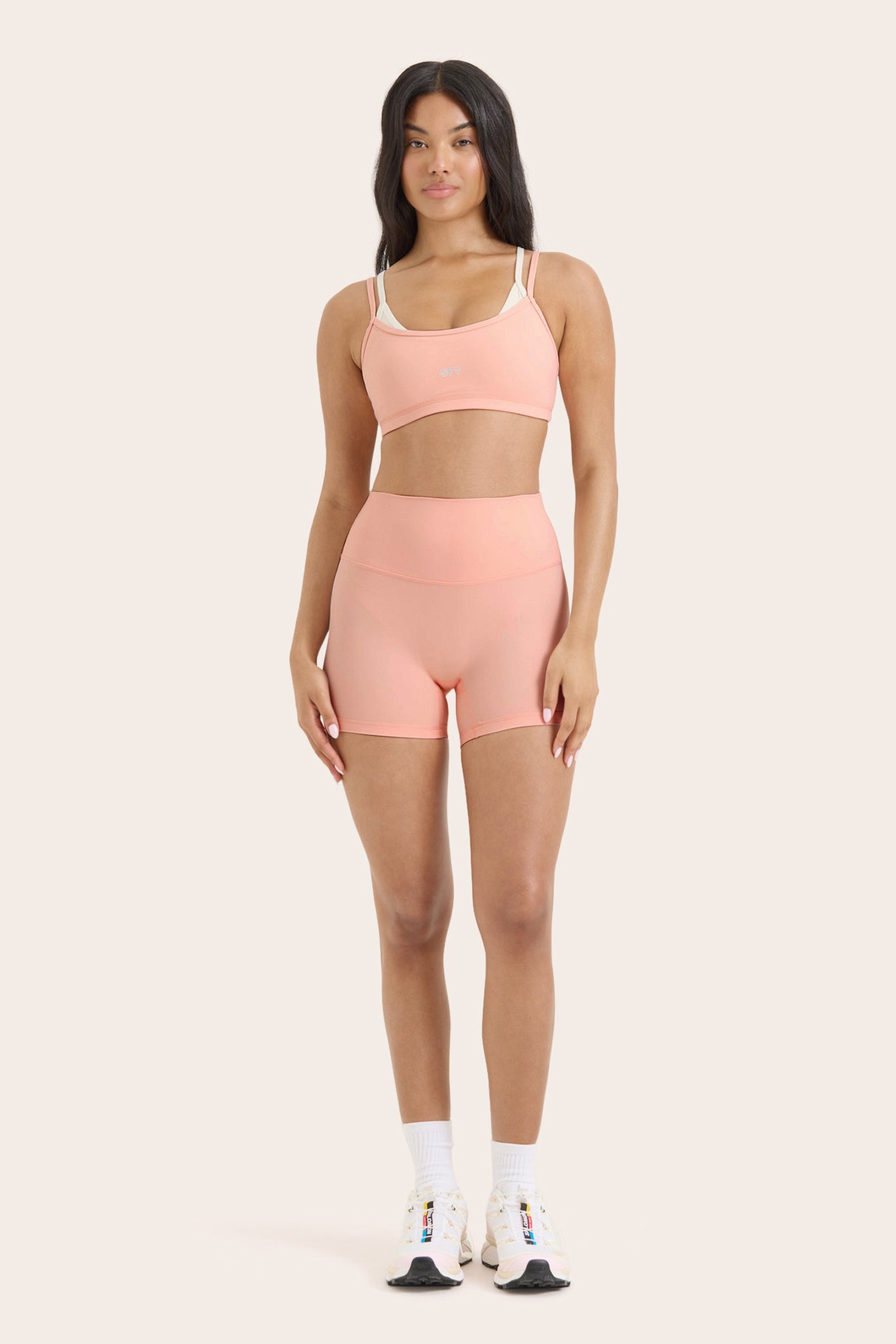 AIRLUXE™ BREATHE SHORTS - PEACH