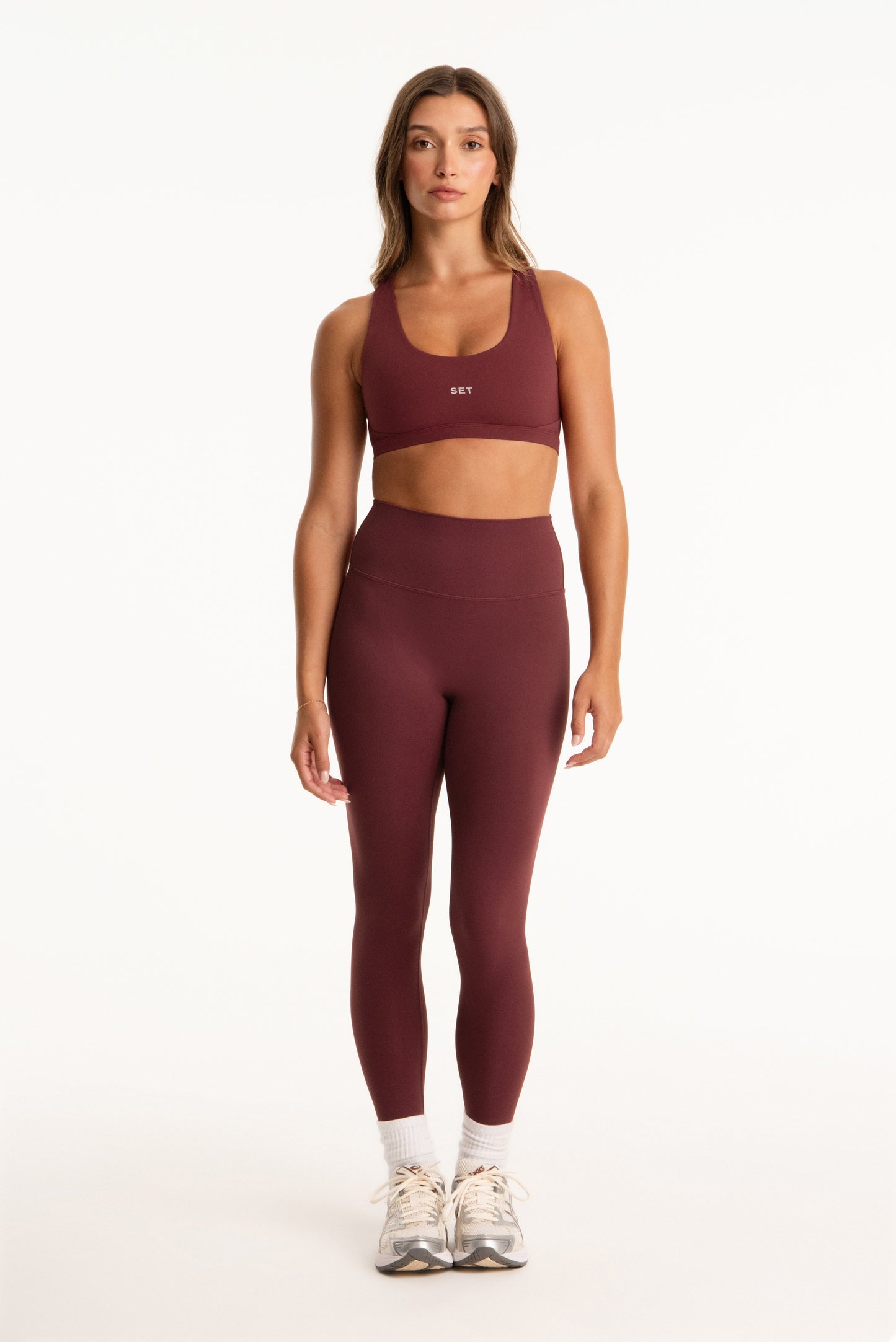 AIRLUXE™ BREATHE PARKE POSE BRA - RHUBARB