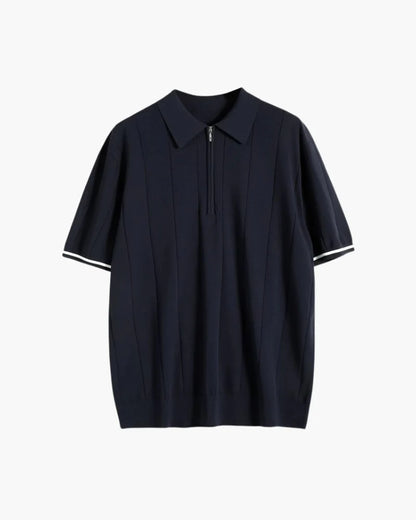 Signature-Polo mit Kontrastdetails