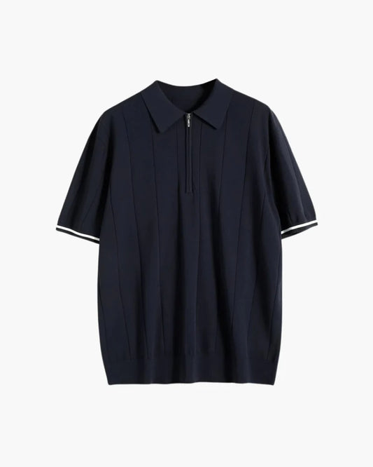 Signature-Polo mit Kontrastdetails