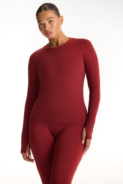 AIRLUXE™ BREATHE LONG SLEEVE - SNAPPER