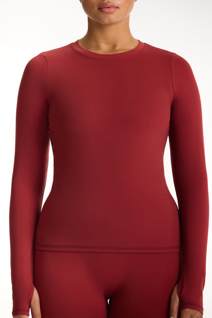 AIRLUXE™ BREATHE LONG SLEEVE - SNAPPER
