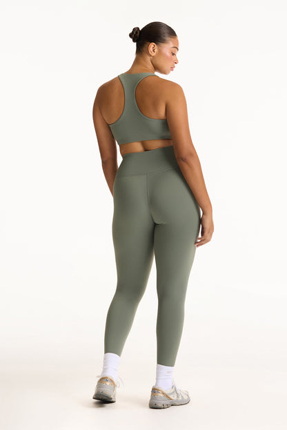 SPORTBODY® SPORTY DRILL BRA - KELP