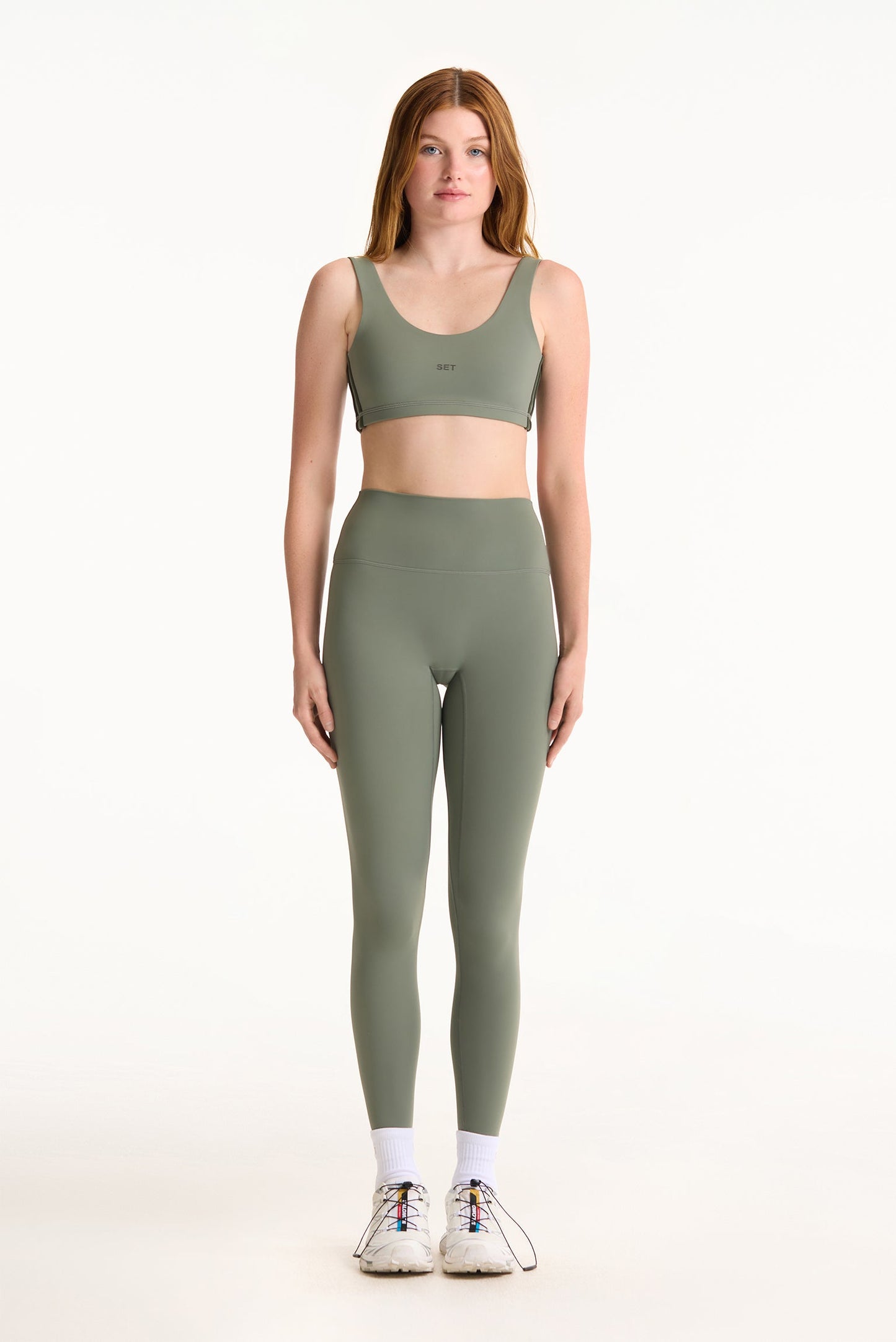 SPORTBODY® SPORTY DUO LIFT BRA - KELP