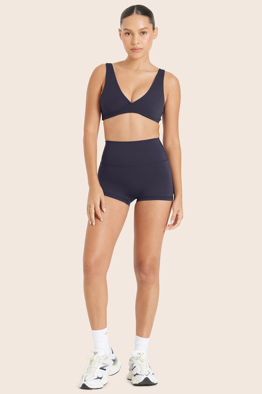 AIRLUXE™ BREATHE MINI SHORTS - SPADES