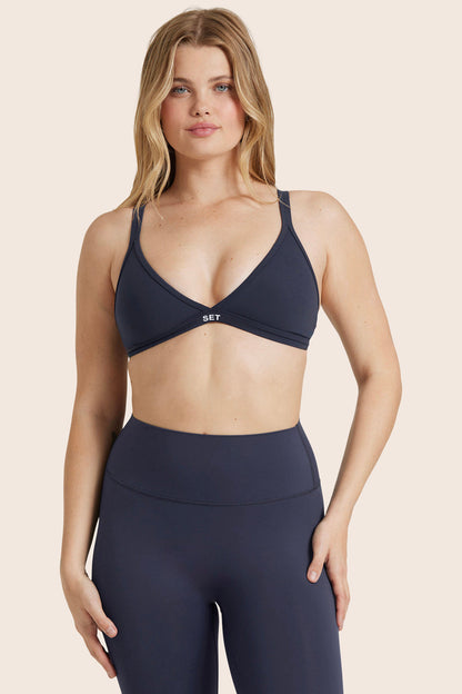 AIRLUXE™ BREATHE TRIANGLE BRA - SPADES