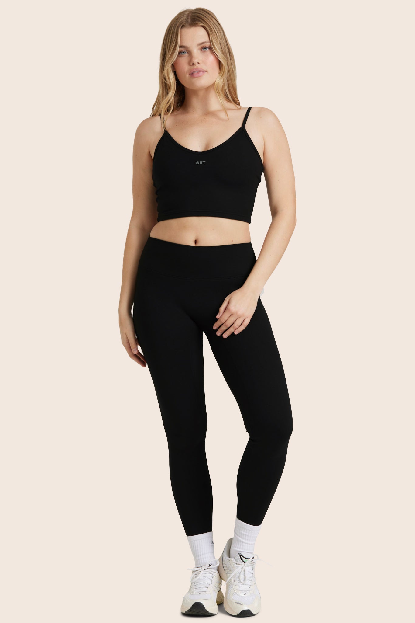 FORMCLOUD® CLOUD MID-RISE LEGGINGS - ONYX