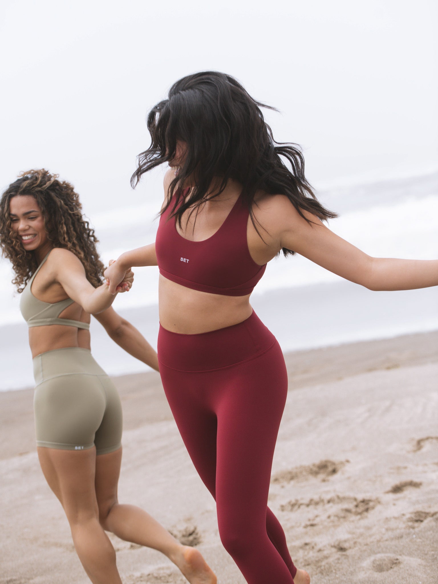 AIRLUXE™ BREATHE PARKE POSE BRA - RHUBARB