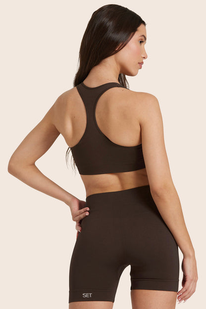 SCULPTFLEX® POWER RACER BRA - ESPRESSO